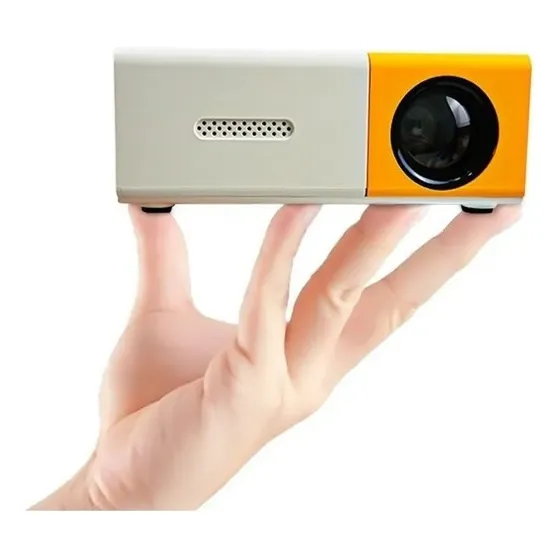 - . Miniproyector Led Portátil L 1080p 400-600 Lúmenes Yg300