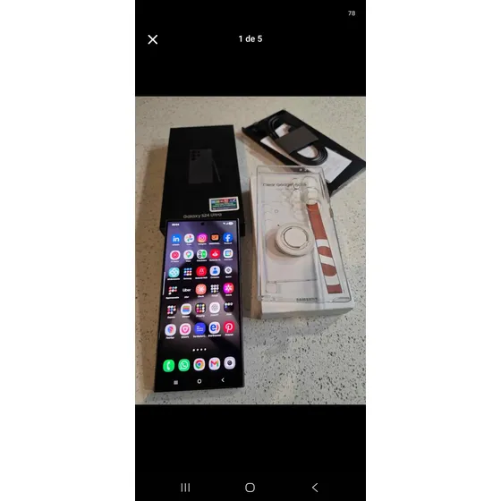 Samsung Galaxy S24 Ultra 5g 256 Gb Titanium Black 8 Gb Ram