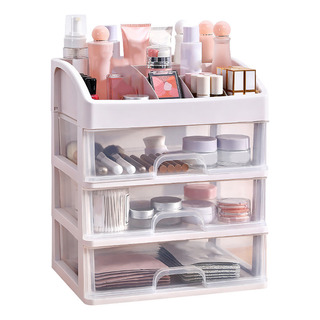 Vitrinas De Cosméticos Con Cajones, 3 Niveles, Transparentes Vitrinas De Cosméticos Con Cajones, 3 Niveles, Transparentes