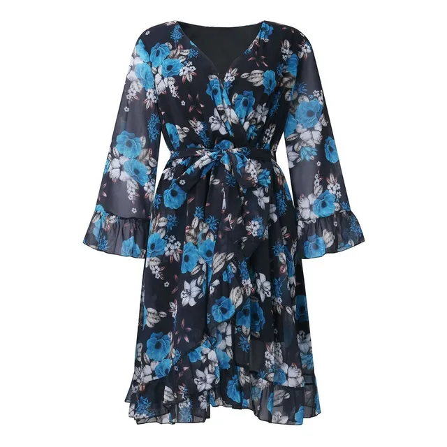 Vestido Nuevo Verano Para Dama 2022 Playa Moda Floral