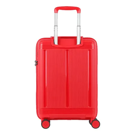 Mala De Viagem Sestini Pulse Bordo Com Rodas 360° Vermelho Vermelho Lisa