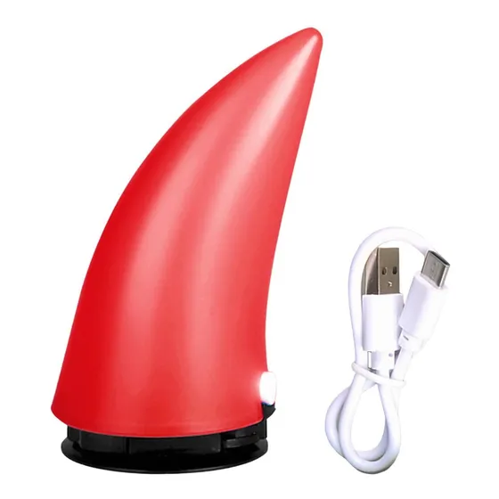 Cuerno De Iluminado Para Casco, Protector Rojo 2 Rojo 2