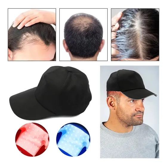 Boné Infravermelho Para Calvície A Laser Duplo Cresce Cabelo