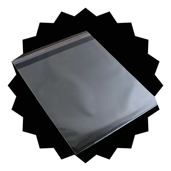 Saco Saquinho Adesivado Plástico Transparente 12x18 C/ 500un