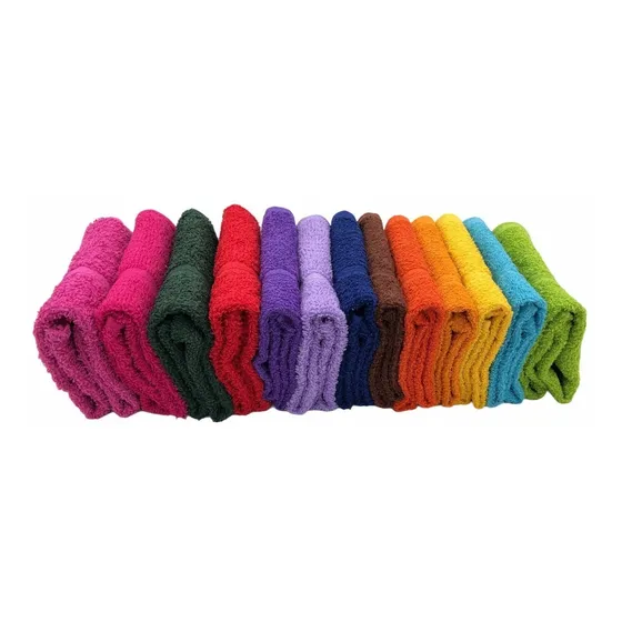 Pack X 24 Toallitas Individual Mano Cara Baño 100 % Algodon