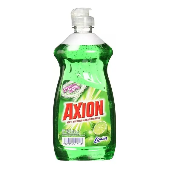 Lavatrastes Líquido Axion Aroma Limón 400 Ml