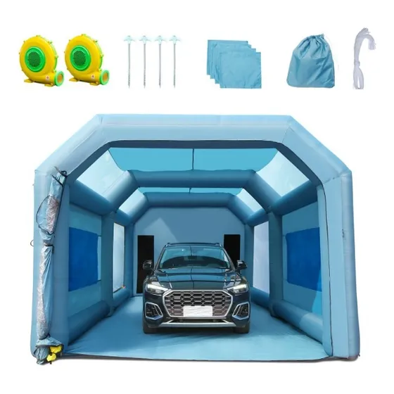 Cabina Pintura Inflable Para Pintar Carros 