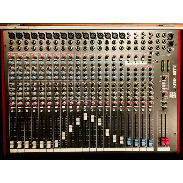 Consola Mesa Mixer Allen & Heath Zed-24 Usb + Case