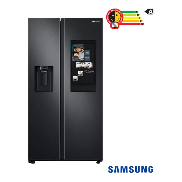 Geladeira Side By Side Family Samsung 2 Portas Inox E Preto