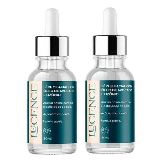 Kit 2 Unidades Lucence Sérum Facial 30ml Skincare