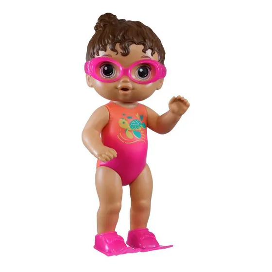 Muñeca Baby Alive Nadadora De Verano Con Pelo Marrón