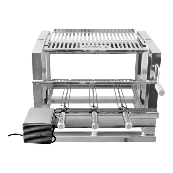 Churrasqueira Elevgrill 584 Prime Giragrill + Grelha Girator 127/220v