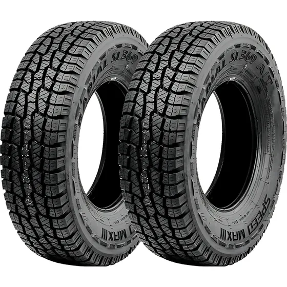 Kit de 2 pneus Speedmax Pneu de SUV/Caminhonete SL369 A/T 275/60R20 115 - 1215 kg115x T