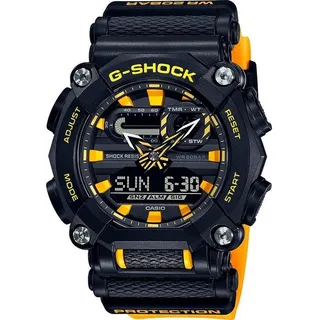 RelĂłgio Casio G-shock Masculino Heavy Duty Ga-900a-1a9dr Cor Da Correia Amarelo RelĂłgio Casio G-shock Masculino Heavy Duty Ga-900a-1a9dr Cor Da Correia Amarelo