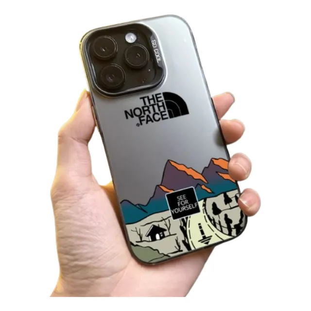 Capinha Case Compatível Com iPhone The North Face Espelhada