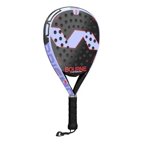 Paleta De Padel Varlion Bourne Carbon 3 Prisma+ Regalo- Meta Color Negro