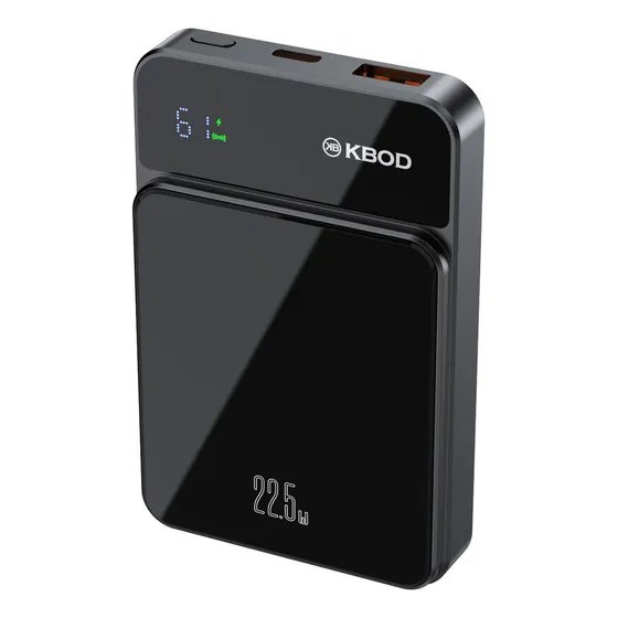 Power Bank Batería Portátil Con Magsafe 5000mah Kbod Pwr-10 Color Negro