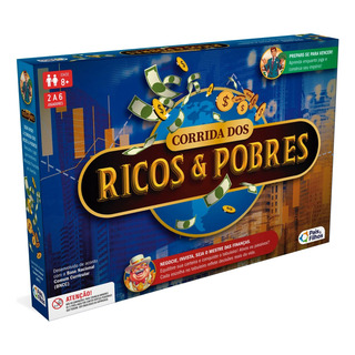 Jogo De Tabuleiro Corrida Dos Ricos & Pobres Jogo De Tabuleiro Corrida Dos Ricos & Pobres