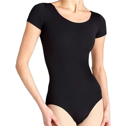 Malla Body Manga Corta Ballet Danza Flamenco Adulta