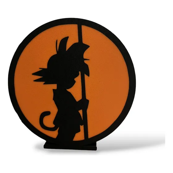 Dragon Ball Goku Lampara Led Setup Gamer Dbz Con Regalo