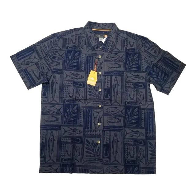 Camisa Hawaiiana Para Caballeros Quiksilver 100% Original.