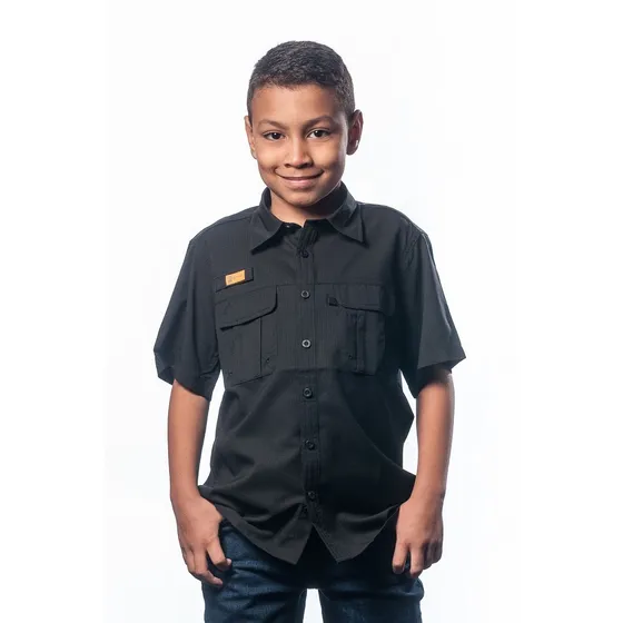 Camisas Niños Ke Manga Corta Ref. Jc07-27