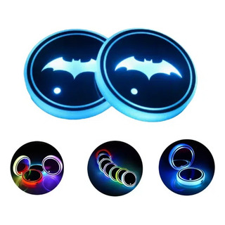 2pc Porta Vasos Con Luz Led Emblema Para Varios 2pc Porta Vasos Con Luz Led Emblema Para Varios