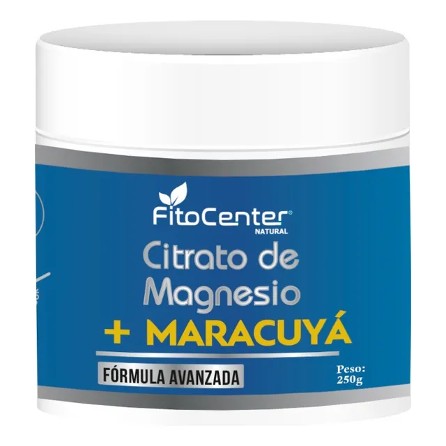 Citrato De Magnesio Fitocenter Natural Sabor 250g