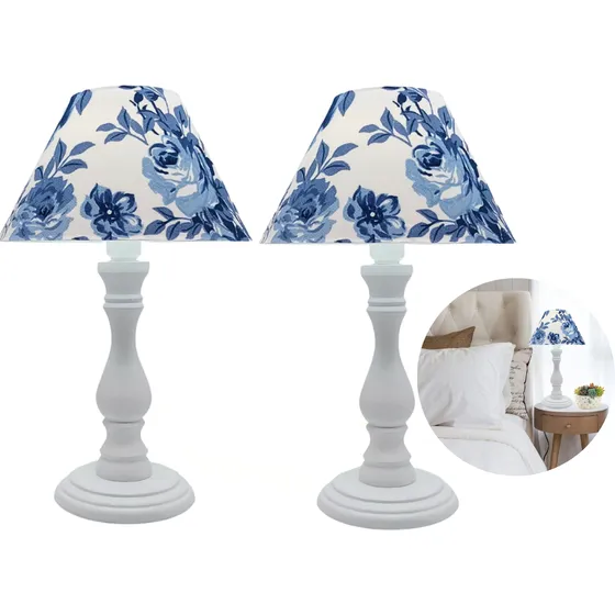 Par De Abajur Para Quarto Cabeceira De Cama Na Cor Branco 