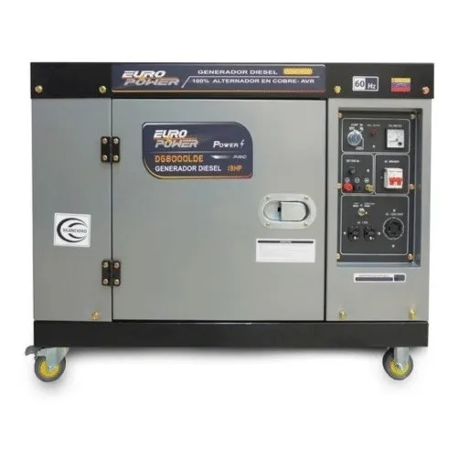 Planta Eléctrica 8 Kva, Euro 120-230 Volts. Insonora Gasoil.