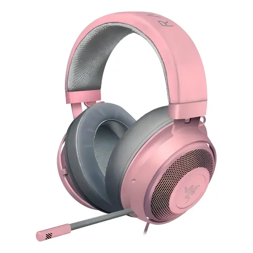 Headset Razer Kraken Kitty V2 Pro Usb Quartz - Rz0404510200 Rosa