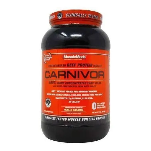 Proteina Musclemeds Carnivor 2 Lbs 28 Serv Los Sabores Sabor Vainilla