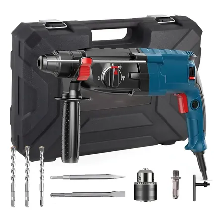 Furadeira De Impacto Profissional 3000rpm 1200w Martelete Azul-celeste 220v 50/60hz