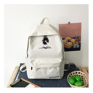 Xing Mochila Fresh Daisy Para Mujer, Estilo Coreano, Para Estudiantes Xing Mochila Fresh Daisy Para Mujer, Estilo Coreano, Para Estudiantes