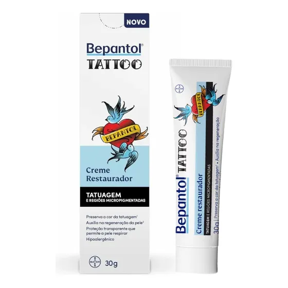 Creme Hidratante Restaurador Para Tatuagem 30g - Bepantol