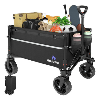 Carrito Plegable Resistente Para Comestibles, Playa, Deporte Carrito Plegable Resistente Para Comestibles, Playa, Deporte