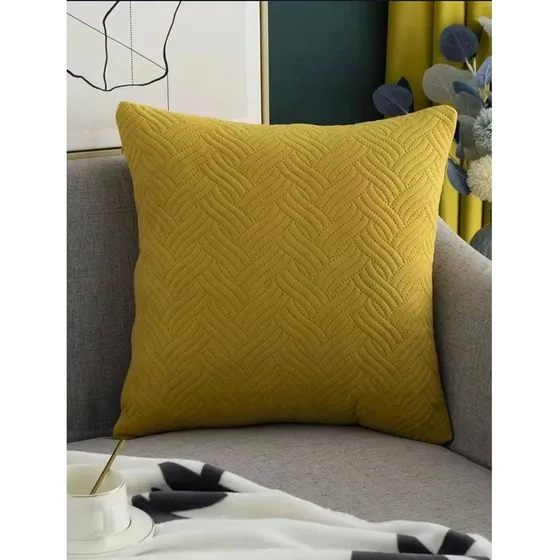 Pack 2 Funda De Cojin Decorativa Acolchada 45x45 Colores