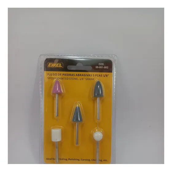 Piedras Taladro 5pz 1/8  Exxel 00194