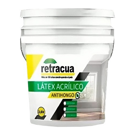 Latex Acrilico Exterior 3.6l Antihongos Retracua Latex Acrilico Exterior 3.6l Antihongos Retracua