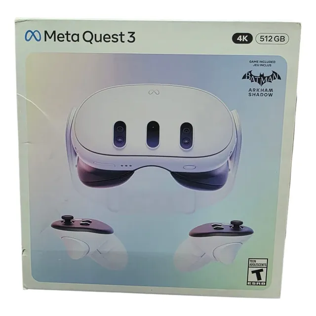 Meta Oculus Quest 3 512gb 4k + Arkham Shadow