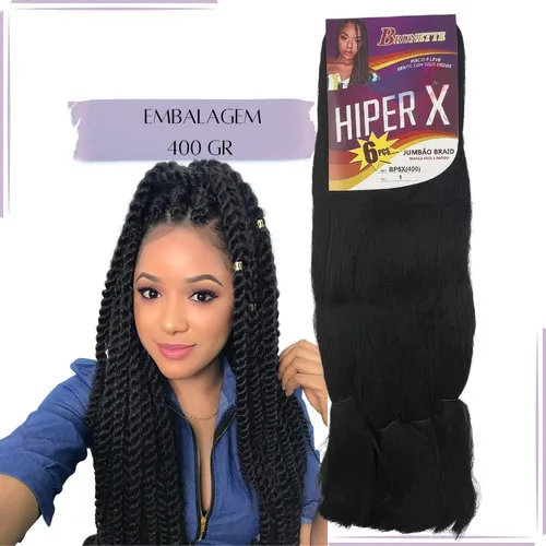 Jumbo Super Hiper X 400 Gramas Cor Preto #1