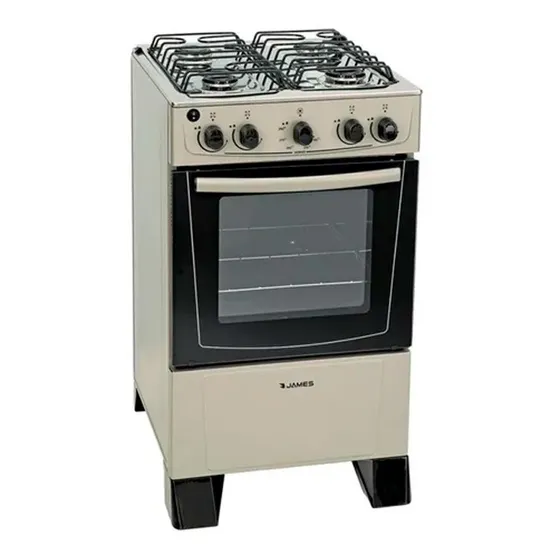 Cocina James C-205b Comb Grill Eléc. Titanium La Tentacion