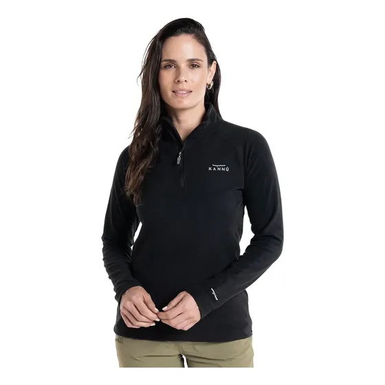 Polar Mujer Outdoor Half Zipper Valle De La Luna Kannu