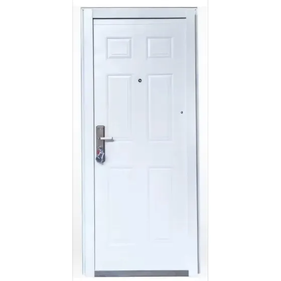 Puertas Exterior Semi Blindadas Chapa Doble Economica Puerta Semiblindada Blanca Izquierda