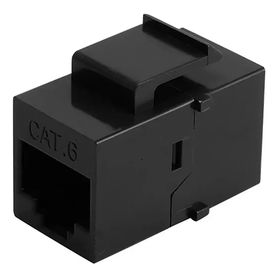 Emenda Painel Modular Keystone Rj45 Cat6 Femea - 12 Unidades