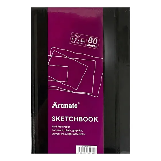 Cuaderno Artmate Bocetos 14 X 22cm 80 Hojas 110grs