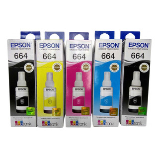 Paq 5 Pzas Cartucho Original Epson 664 Negro Y Color Paq 5 Pzas Cartucho Original Epson 664 Negro Y Color