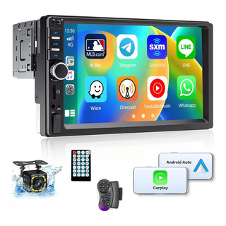Auto Estéreo Pantalla 7in 1 Din Carplay Mirrorlink Fm Cámara Auto Estéreo Pantalla 7in 1 Din Carplay Mirrorlink Fm Cámara