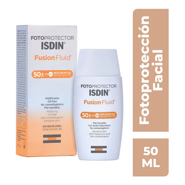 Protector solar Isdin Fusion Fluid FPS 50 1 unidad de 50 mL