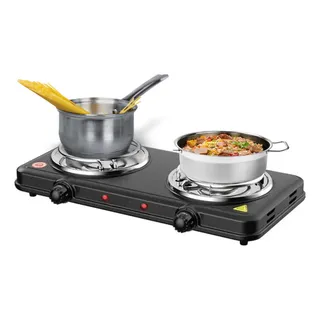 Fogão Cooktop Elétrica 2 Bocas 110v E 220v Portatil Potente Fogão Cooktop Elétrica 2 Bocas 110v E 220v Portatil Potente